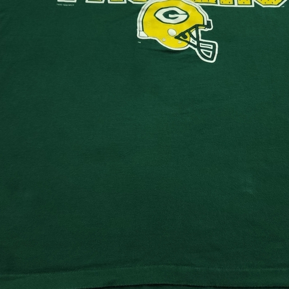 Vintage 90s Single Stitch NFL Green Bay Packers sz XXL Tshirt - Picture 7 of 7